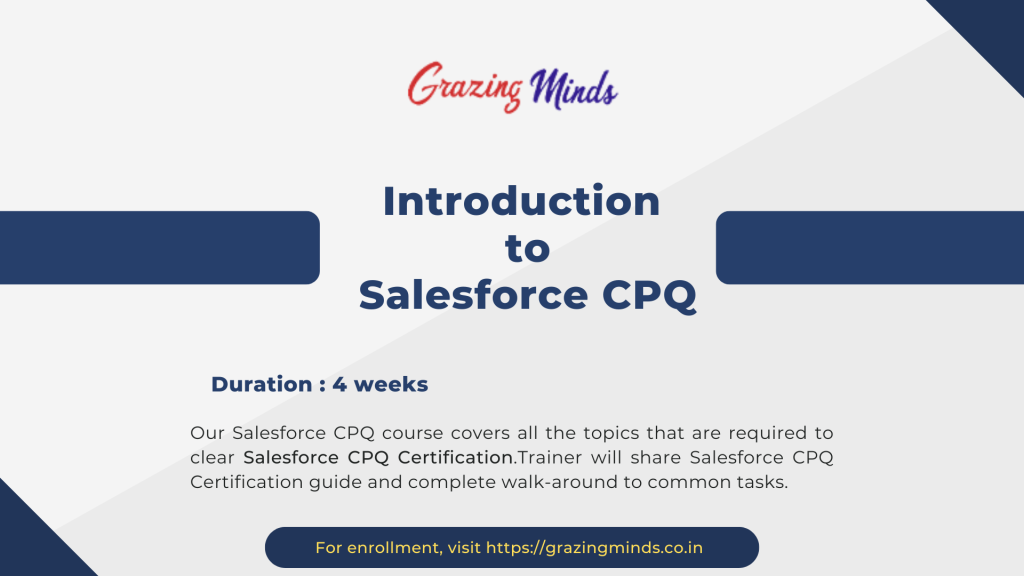 Salesforce CPQ Certification